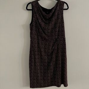 Ann Taylor Women’s Dress Sleeveless Sheath Ruched Waist Fully Lined Size 12